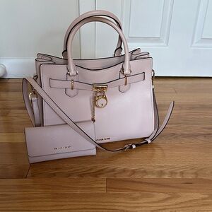 Michael Kors Soft Pink Satchel and Wallet